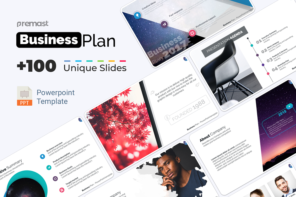 Business Plan - PowerPoint Template, a Presentation Template by Premast (Photo 1 of 10)