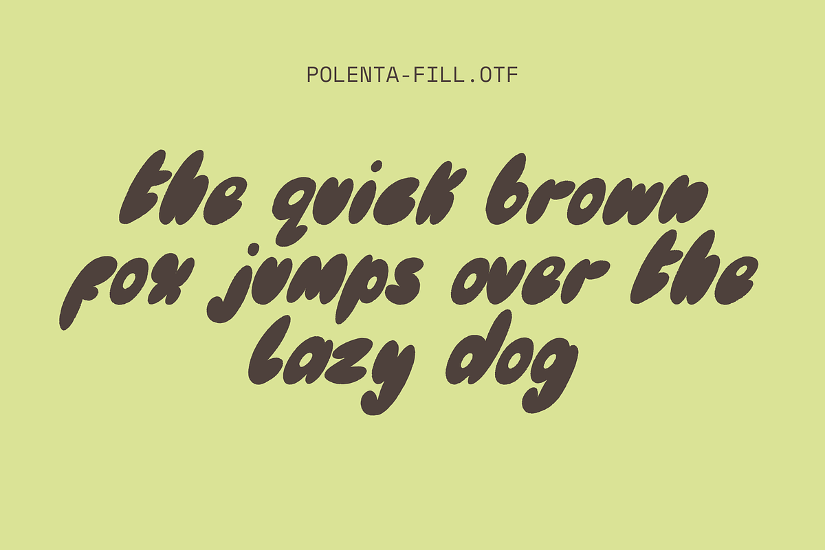 POLENTA — soft fluffy bubble font, a Handwritten Font by Studio Noppo (Photo 3 of 5)