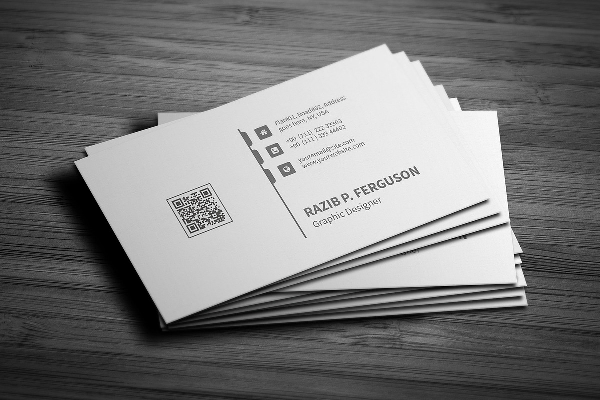 Minimal Business Card, a Business Card Template by Rongmistiry (Photo 2 of 4)
