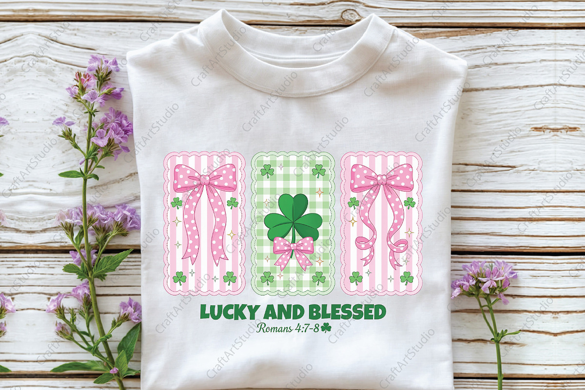 Retro Coquette St Patrick's Day PNG, an Illustration by CraftArtStudio (Photo 3 of 4)