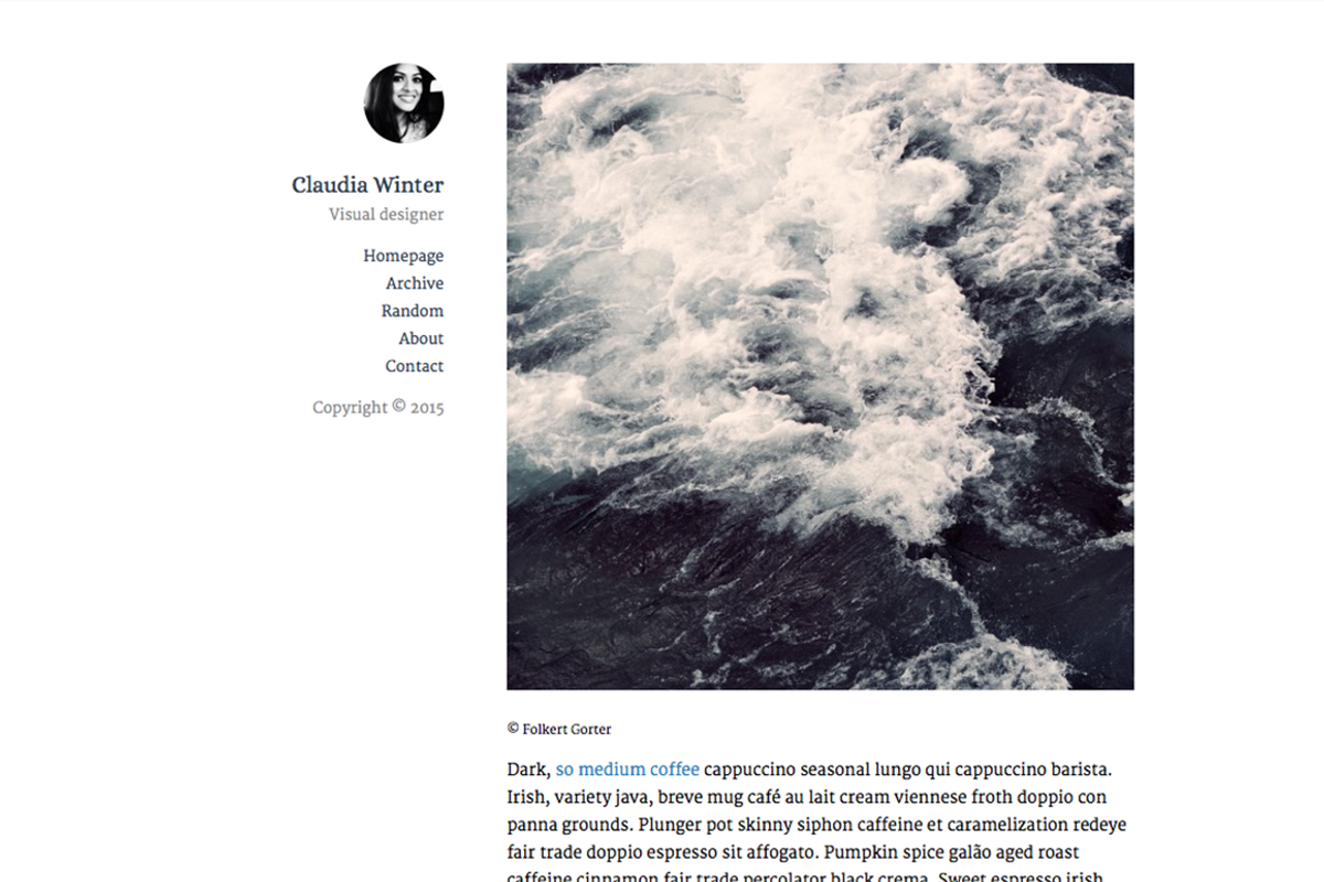 Winter Tumblr Theme, a Websites & App Template by Vietism (Photo 2 of 4)