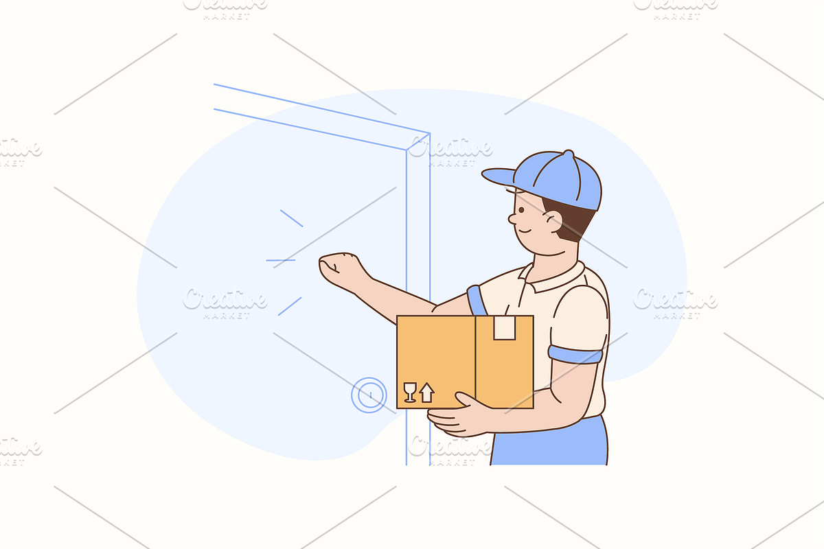Delivery Package Illustration, an Object Graphic by Jump Studio (Photo 12 of 12)
