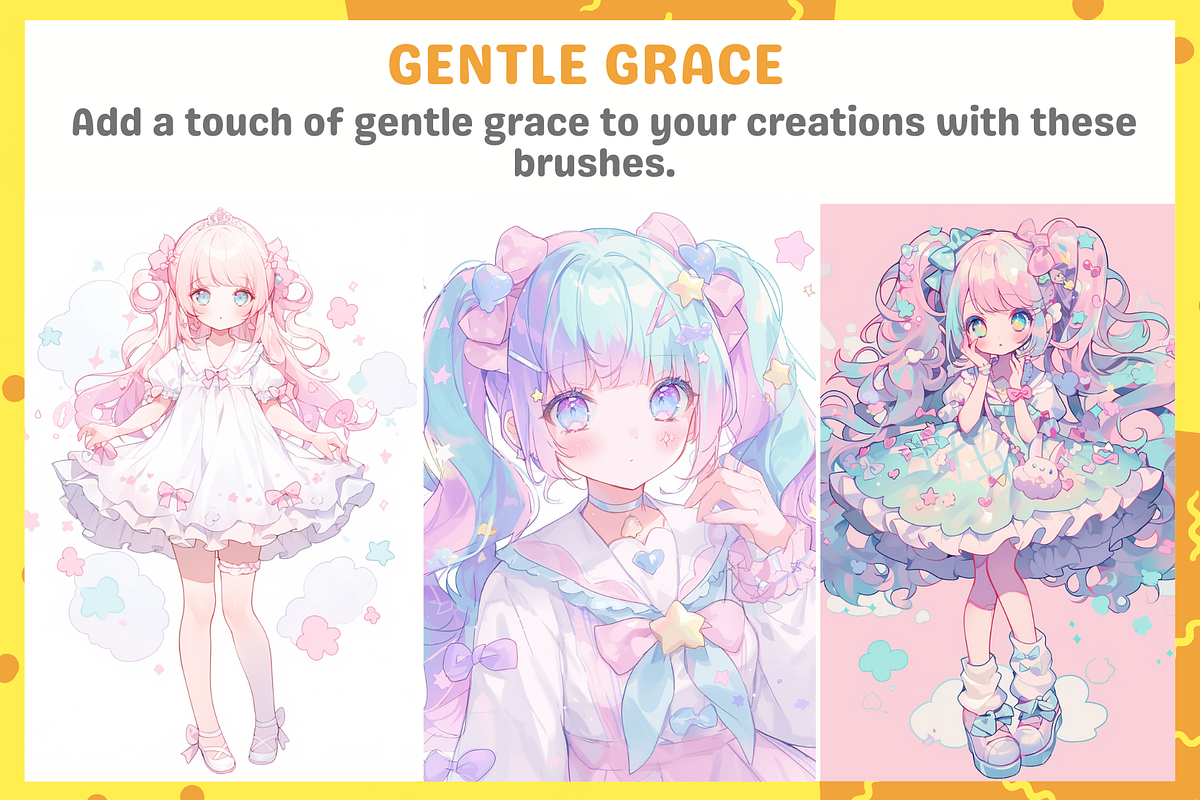 Procreate Soft Aesthetic Brushes, a Brush Add-On by nikiartcorner (Photo 5 of 8)