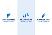 Finance Power Simple Modern Logo, a Branding & Logo Template by Pray Art Design Studio (Thumbnail 1 of 2)