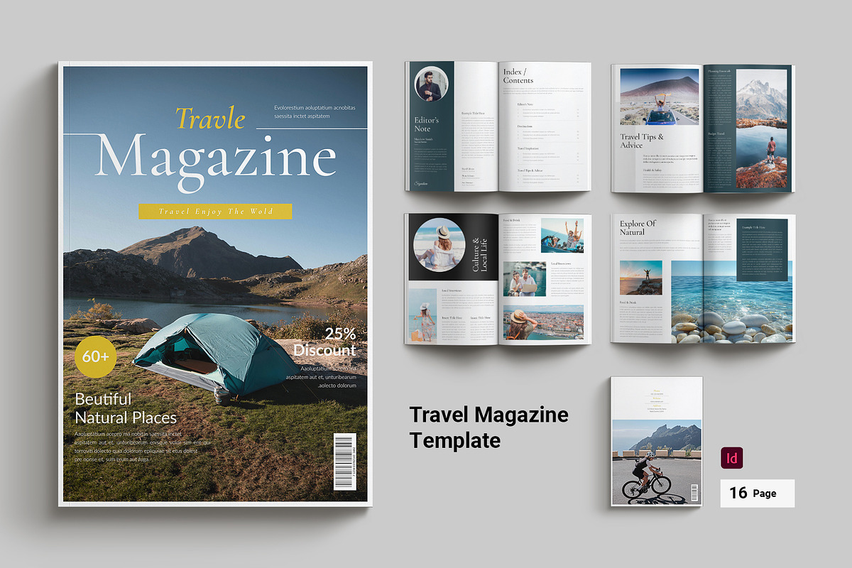 Travel Magazine Template
