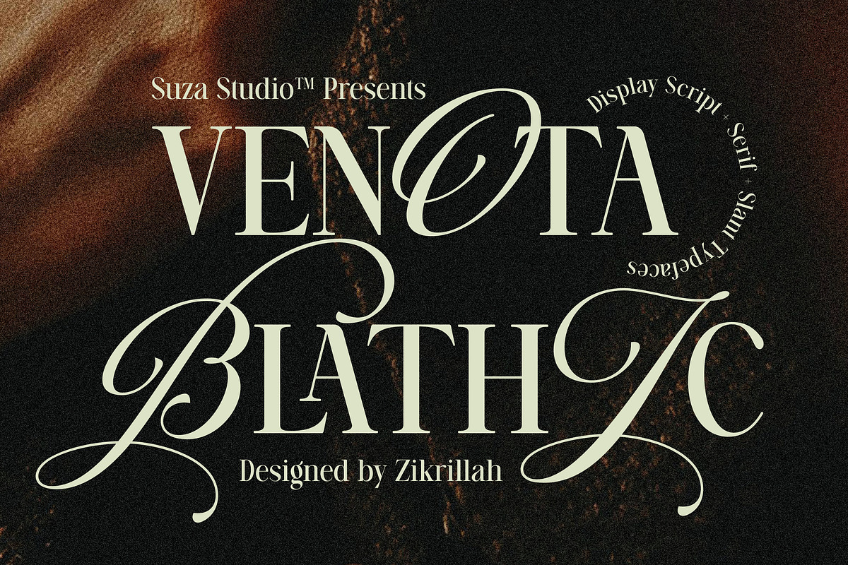 Venota Blathic, a Serif Font by Suza Studio (Photo 14 of 14)