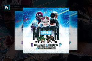 American Football Flyer Template