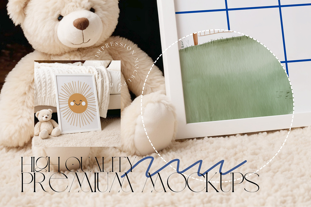30x Nursery Frame Mockups Set, a Mockup by First Impression Mockups (Photo 5 of 9)