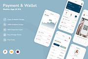 Payment & Wallet Mobile App UI Kit, an UI Kit Template by Betush