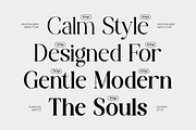 Moisten - Elegant Serif Family Font, a Serif Font by Flawless And Co (Thumbnail 6 of 10)