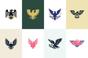 Eagle logo collection