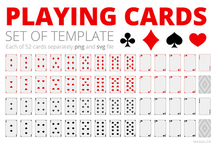 Set of spades suit playing cards | Graphic Objects ~ Creative Market
