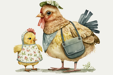 Cute Chick Mothers Day Celebrations