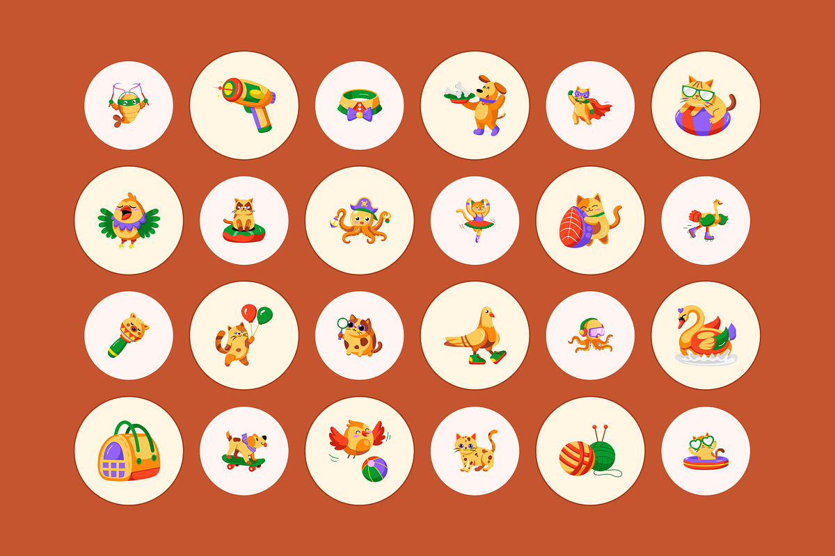 250 Pet Icon Art Set, a Duotone Icon by Vectors Market (Photo 6 of 12)