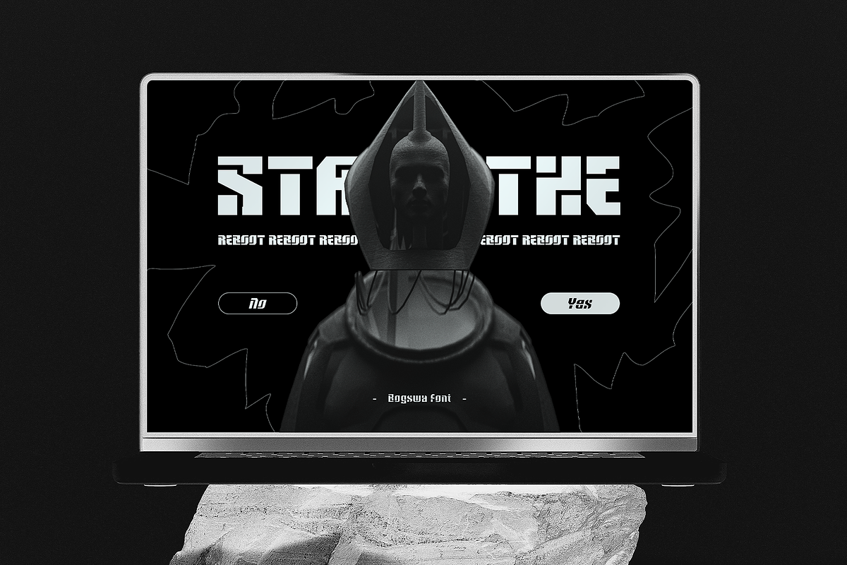 CF Bogswa - Futuristic Display Font, a Sans Serif Font by Indotype Foundry (Photo 7 of 10)