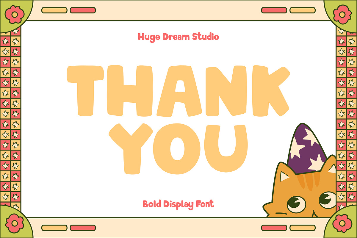 Mopsy - Bold Display Font, a Sans Serif Font by Huge Dream Studio (Photo 8 of 8)
