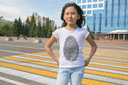 100 Kid's T-Shirt Mock-Up 2018 #22, a Shirt Mockup by Freeman Studio (Thumbnail 80 of 107)