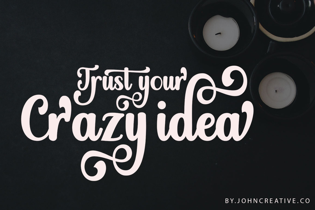 Bentagon Script, a Script Font by Mr.johncreative.co (Photo 2 of 8)