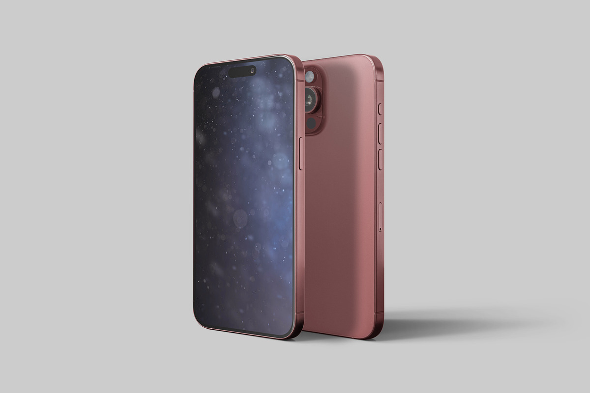 iPhone 15 Pro Max Mockup 6K, an iPhone Mockup by Zabiegala MP (Photo 20 of 24)