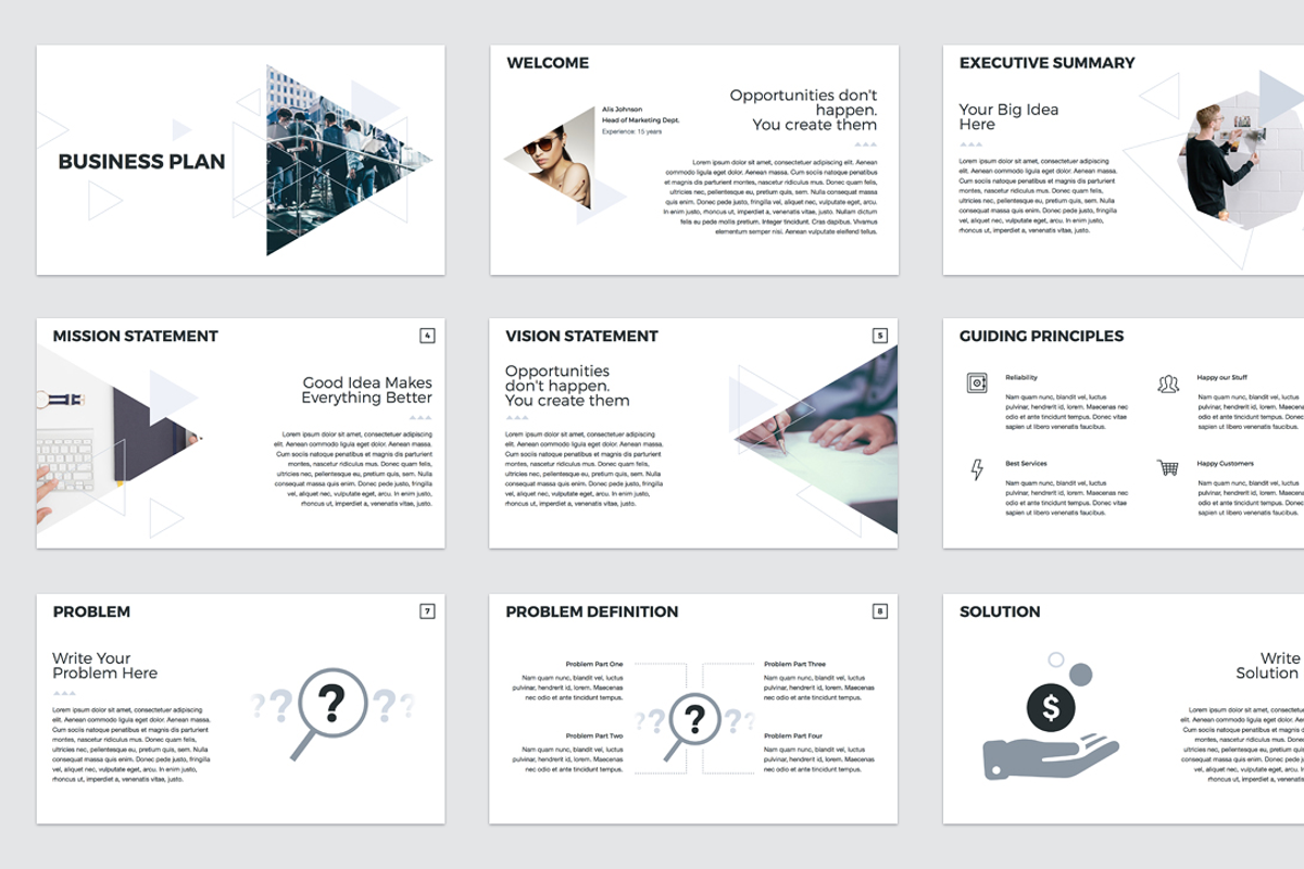 Business Plan PowerPoint Template, a Presentation Template by JetzTemplates (Photo 2 of 8)