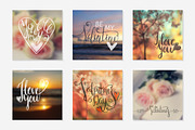 Lettering set for Valentine’s Day, a Decorative Illustration by ekmelica (Thumbnail 3 of 5)