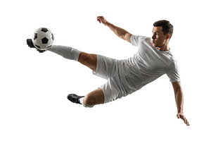 soccer player kicking ball, a Sports & Recreation Photo by itakdalee