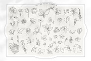 Abstract Minimalist Line Art Flowers, a Decorative Illustration by La Petite Line Art (Thumbnail 2 of 11)