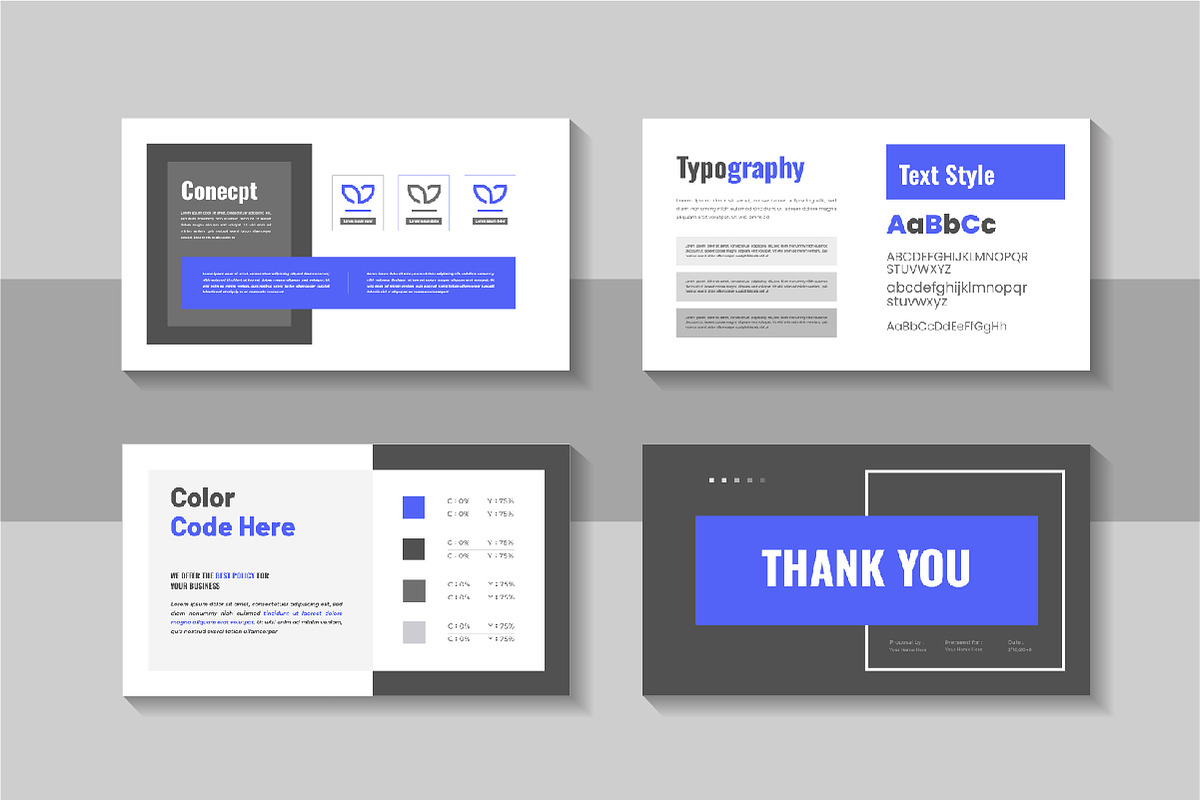 Digital brand guideline presentation, a Presentation Template by Pavel_design (Photo 4 of 4)