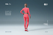 Women's Activewear Mockup Set, a Shirt Mockup by OllStore (Thumbnail 9 of 17)