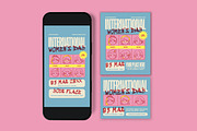 International Women's Day Flyer, a Flyer Template by graphicook (Thumbnail 3 of 3)