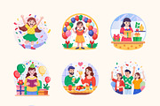 Birthday Illustration Art Set, a Decorative Illustration by Brickclay (Thumbnail 7 of 8)