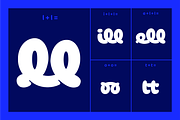 Roond – A rounded, organic typeface, a Sans Serif Font by Grafik Studio Balua (Thumbnail 8 of 9)