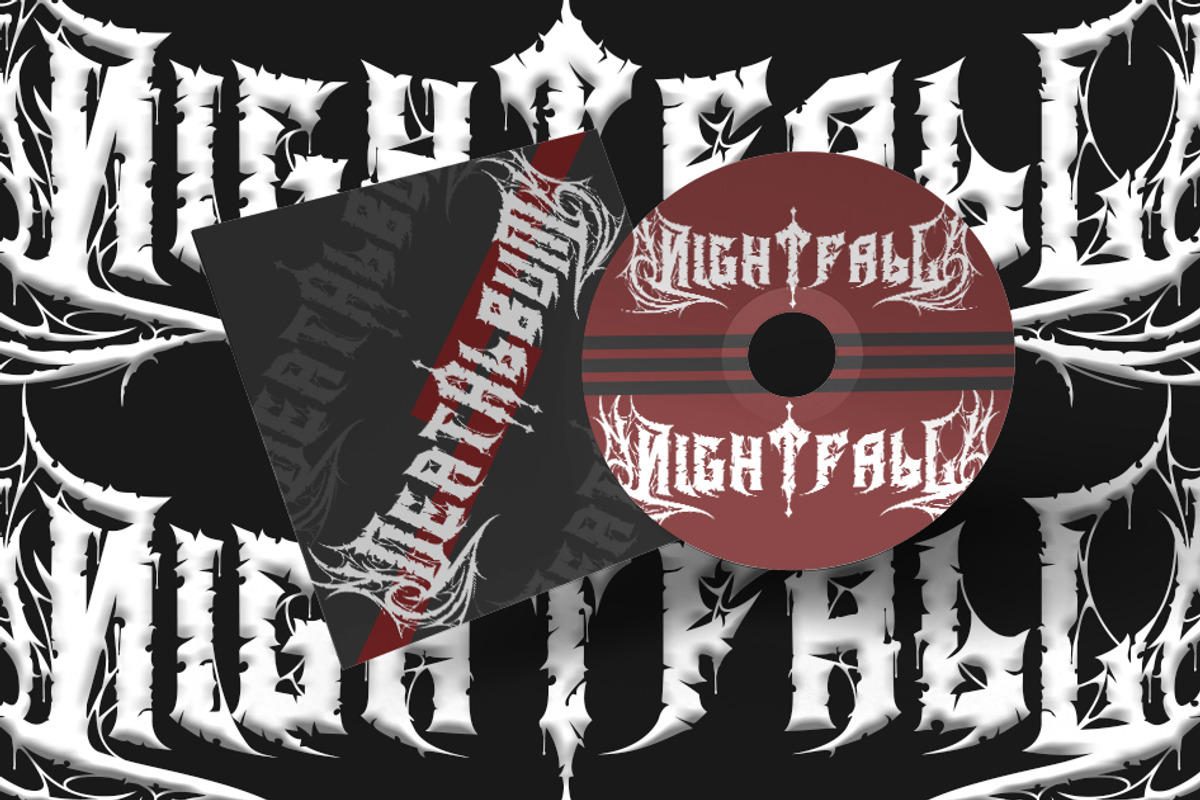 Heavytal - Heavy Metal Font, a Blackletter Font by Letterara (Photo 6 of 15)