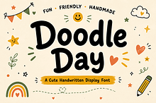 Doodle Day - Cute Handwritten Font