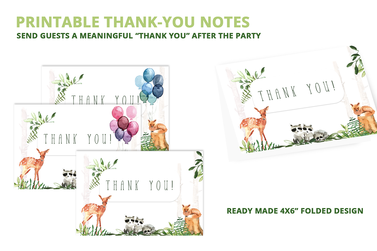 Virtual Baby Shower - Woodland, an Invitation Template by plaidGecko (Photo 5 of 5)