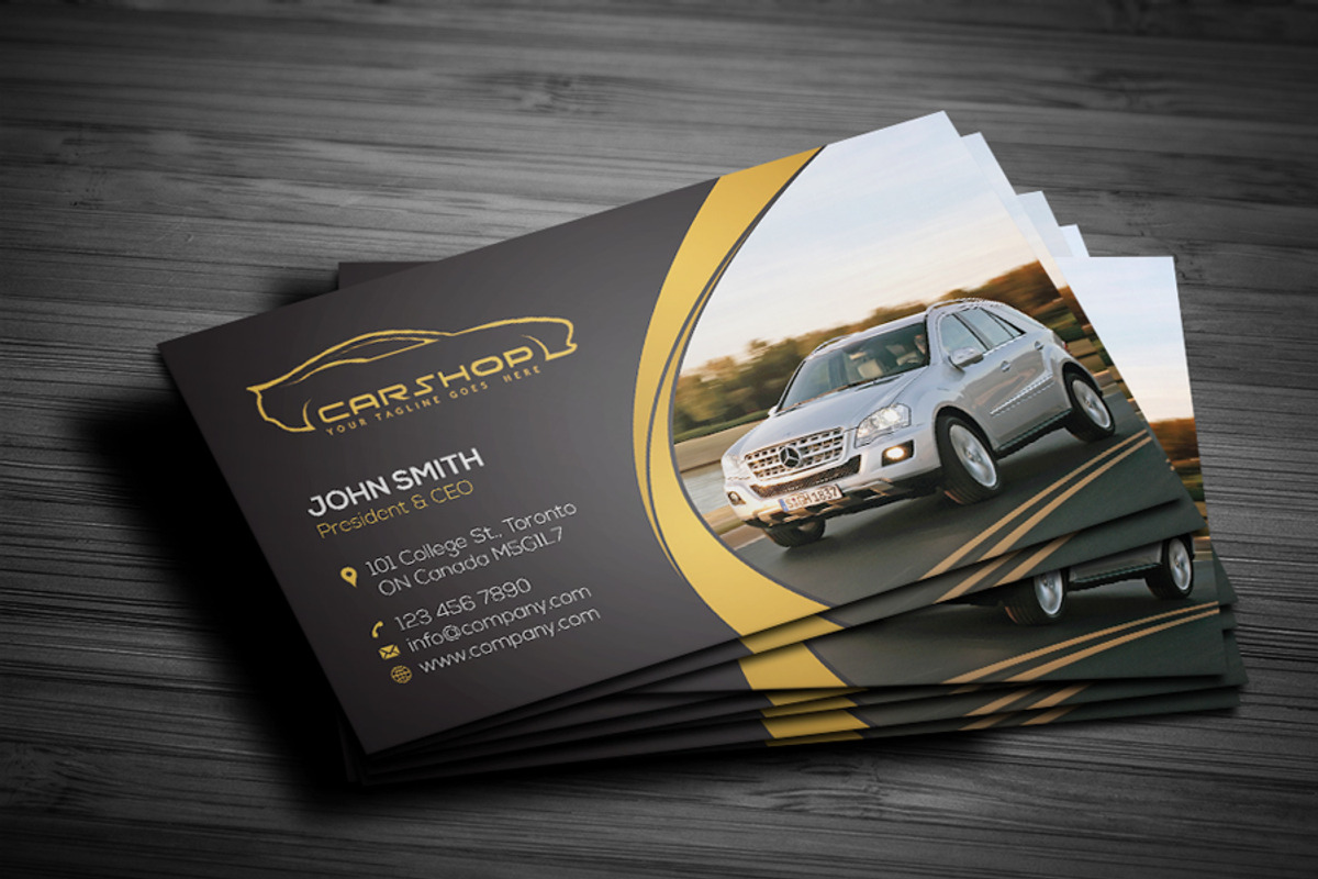 Rent A Car Business Card, a Business Card Template by RQ Designs (Photo 6 of 8)