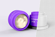 Cosmetic Jar Mockup, a Product Mockup by graphypix (Thumbnail 3 of 4)