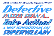 Atomic Wedgie - Art Deco comic font, a Sans Serif Font by Comicraft Fonts (Thumbnail 3 of 3)