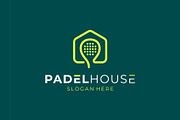 Padel House Lineart Logo, a Branding & Logo Template by ika trisiana (Thumbnail 2 of 2)