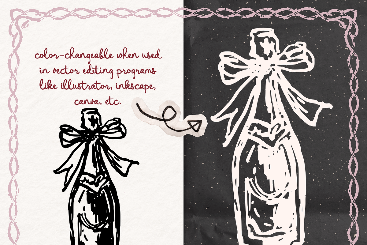 Brunch Clipart, Champagne Doodle Art, a Food Illustration by The October Creative (Photo 2 of 13)