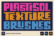 Plastisol Texture Brushes, a Brush Add-On by Brian Ritter Design (Thumbnail 1 of 6)