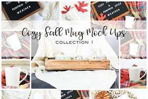 Cozy Fall Mug Mock Ups | Coll. 1