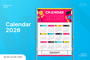 Creative Calendar 2026, a Print Template by Annora Studio (Thumbnail 1 of 6)