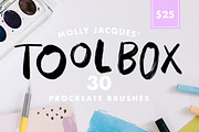 Molly's Toolbox: Procreate Brushes, a Brush Add-On by Molly Jacques (Thumbnail 1 of 7)