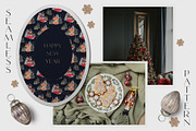 Watercolor Christmas pattern., a Pattern Graphic by ma_i_vi (Thumbnail 7 of 8)