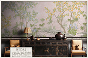 Fresco collection Chinoiserie, a Wallpaper Graphic by Natalia0307 (Thumbnail 6 of 11)