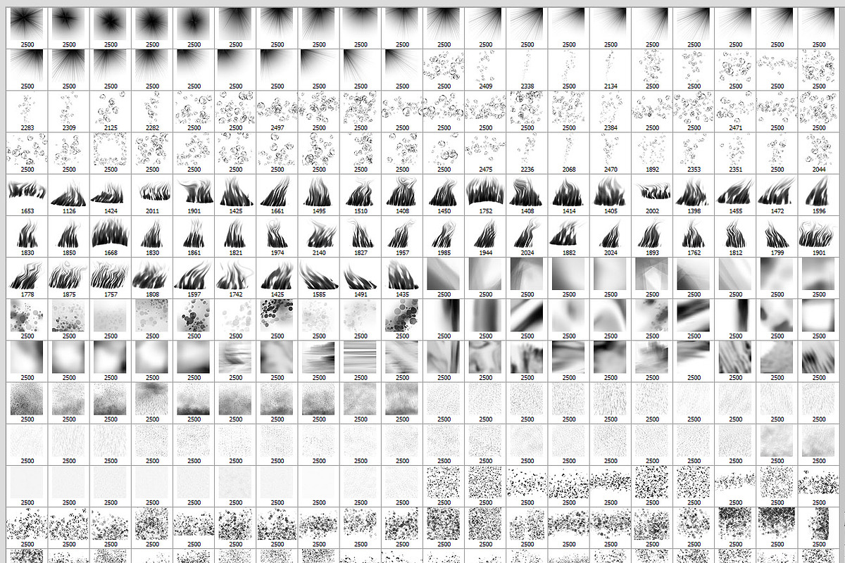 5600 Photoshop Brushes Bundle, a Brush Add-On by ArtistMef (Photo 30 of 48)