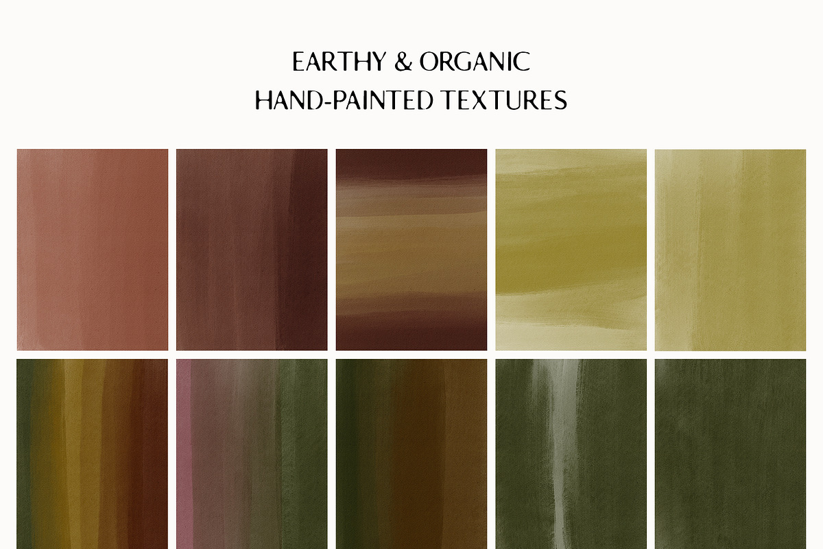 Hand-Painted Earthy Organic Textures, a Texture Graphic by Lana Elanor (Photo 8 of 10)