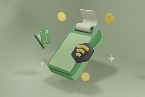 Money And Payment 3D Illustration