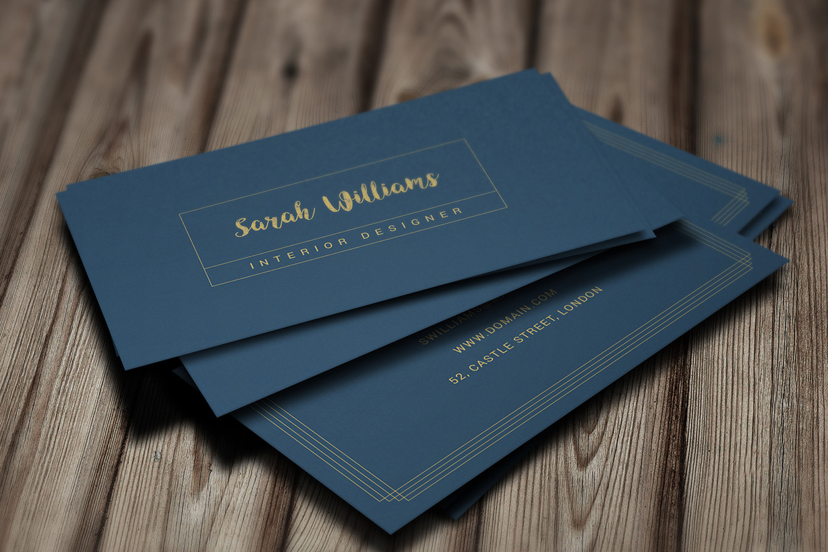 Classic Business Card Template, a Business Card Template by PSD Storm (Photo 3 of 21)